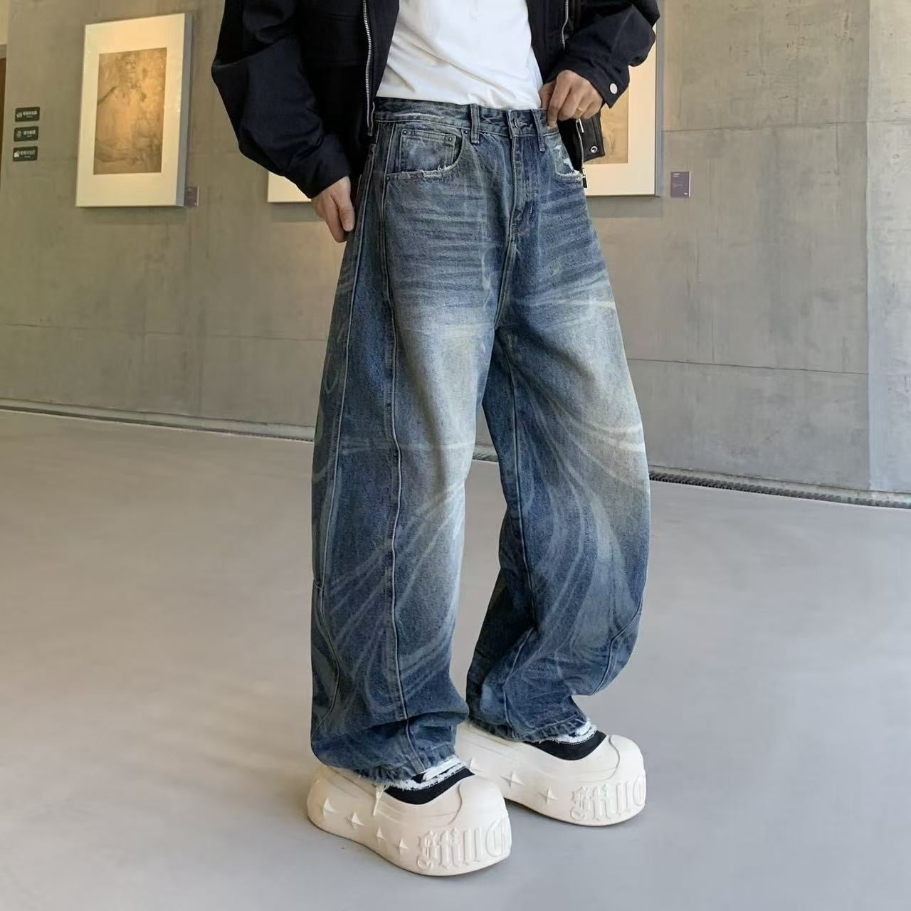 Fade Washed Denim