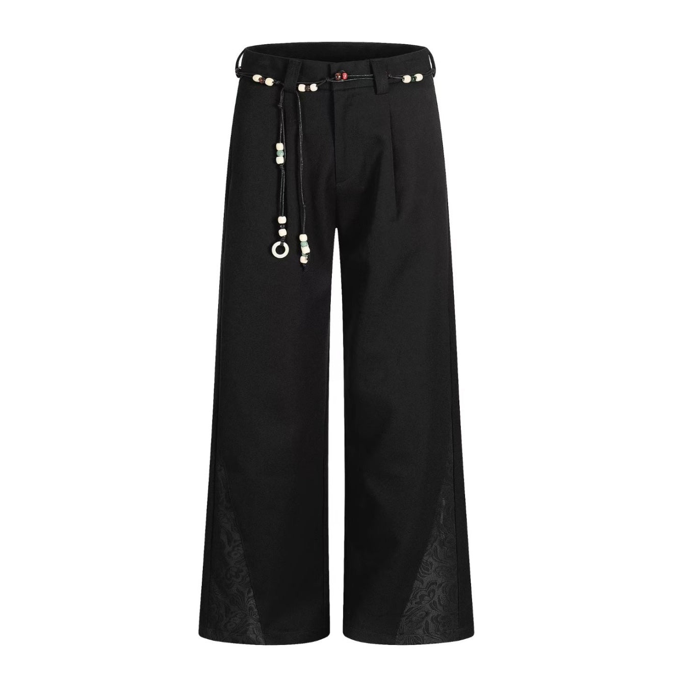 Beaded Belt Detail Trousers